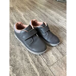 Stride Rite Griffin Gray Leather Trim Boys Shoes Sneakers Size 10